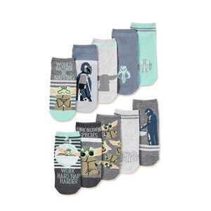 NWT Disney Star Wars Themed Ankle Socks Set. 10 no show pairs. Women’s 4-10